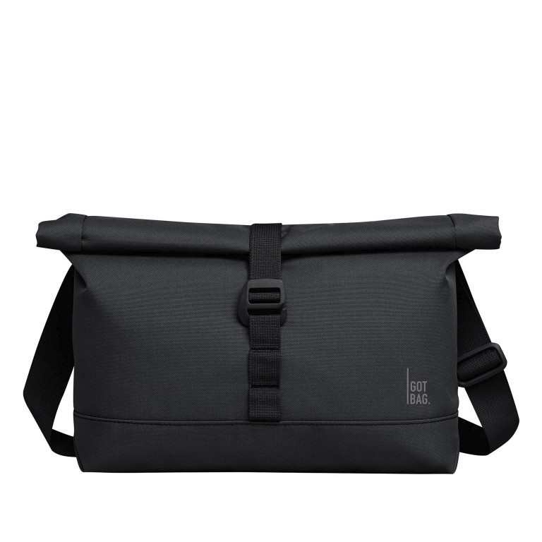 Kuriertasche Messenger Bag Monochrome Black, Farbe: schwarz, Marke: Got Bag, EAN: 4260483888021, Abmessungen in cm: 38x19x8, Bild 1 von 9