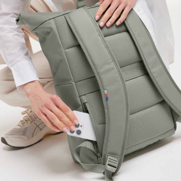 Rucksack Rolltop Easy mit Laptopfach Bass, Farbe: grün/oliv, Marke: Got Bag, EAN: 4260483889202, Abmessungen in cm: 30x42x15, Bild 13 von 14