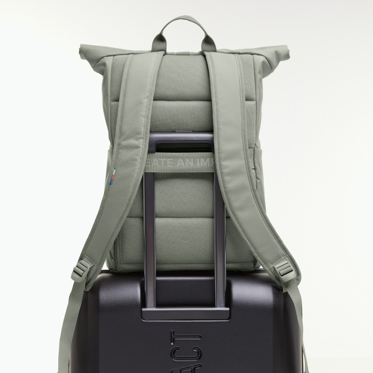 Rucksack Rolltop Easy mit Laptopfach Bass, Farbe: grün/oliv, Marke: Got Bag, EAN: 4260483889202, Abmessungen in cm: 30x42x15, Bild 6 von 14