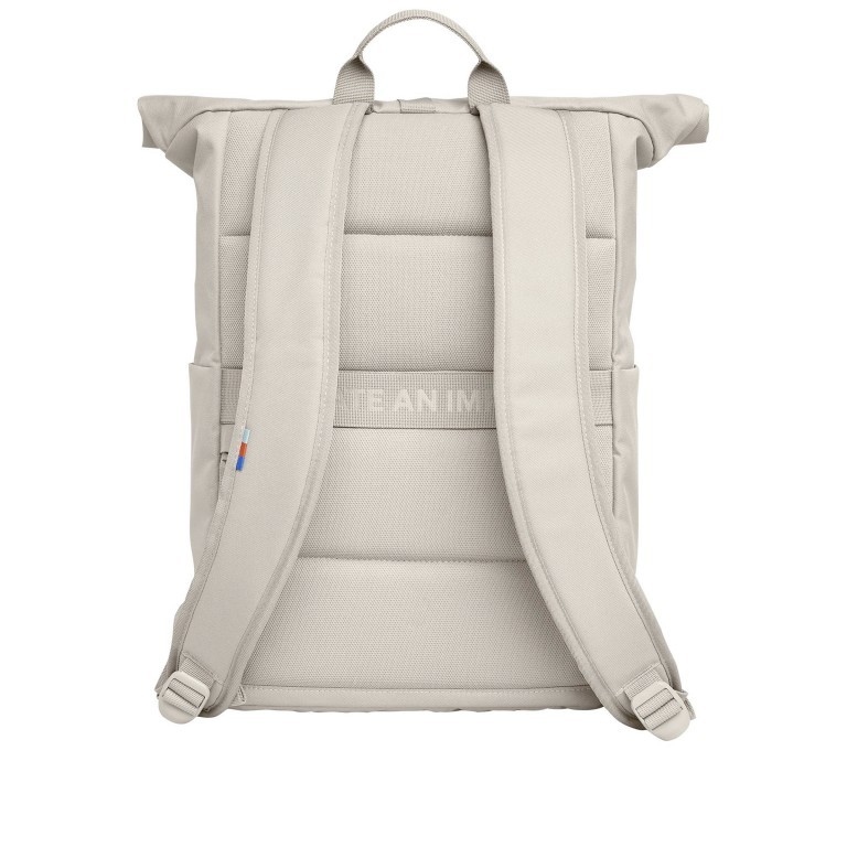 Rucksack Rolltop Easy mit Laptopfach Soft Shell, Farbe: beige, Marke: Got Bag, EAN: 4260483889219, Abmessungen in cm: 30x42x15, Bild 4 von 14