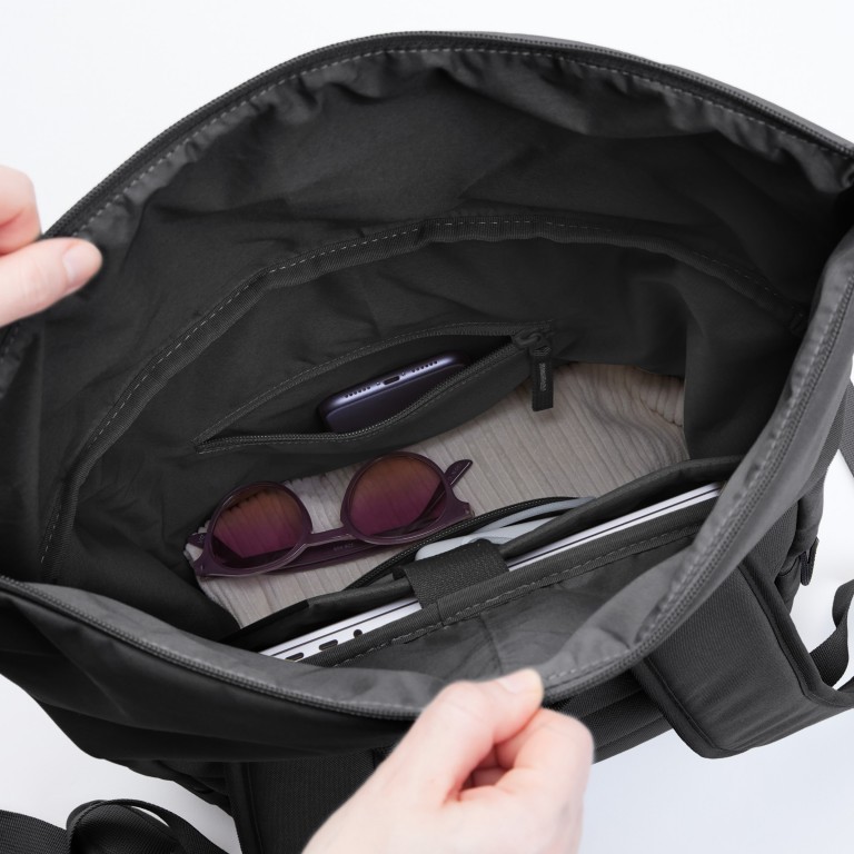 Rucksack Rolltop Easy mit Laptopfach Shark, Farbe: grau, Marke: Got Bag, EAN: 4260483889189, Abmessungen in cm: 30x42x15, Bild 12 von 14