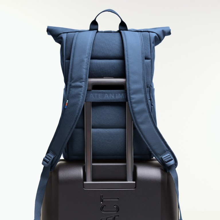 Rucksack Rolltop Easy mit Laptopfach Oceanblue, Farbe: blau/petrol, Marke: Got Bag, EAN: 4260483889196, Abmessungen in cm: 30x42x15, Bild 6 von 14