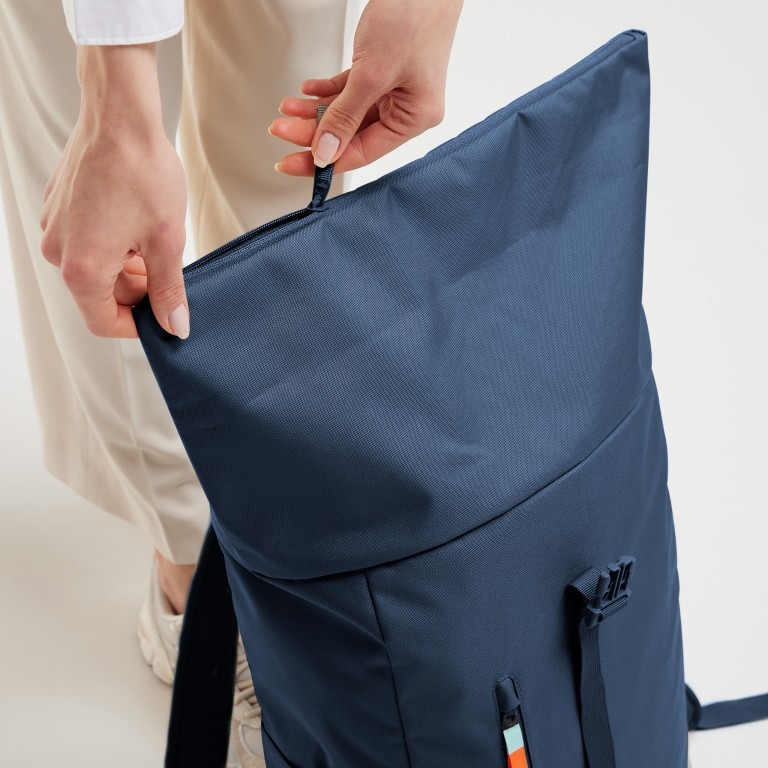 Rucksack Rolltop Easy mit Laptopfach Oceanblue, Farbe: blau/petrol, Marke: Got Bag, EAN: 4260483889196, Abmessungen in cm: 30x42x15, Bild 11 von 14