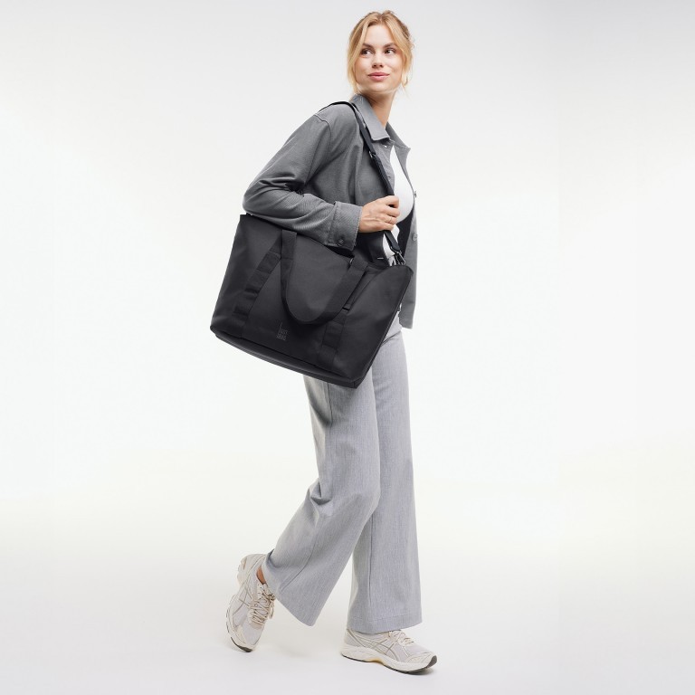 Shopper Tote Bag Monochrome Black, Farbe: schwarz, Marke: Got Bag, EAN: 4262457050342, Abmessungen in cm: 33x50x15, Bild 4 von 9