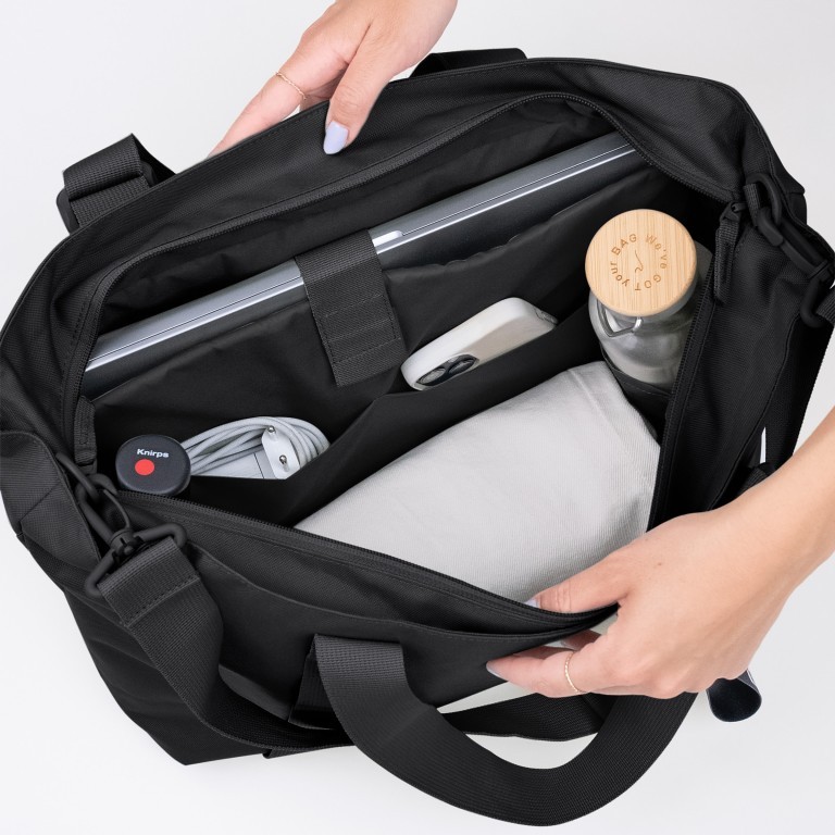 Shopper Tote Bag Monochrome Black, Farbe: schwarz, Marke: Got Bag, EAN: 4262457050342, Abmessungen in cm: 33x50x15, Bild 6 von 9