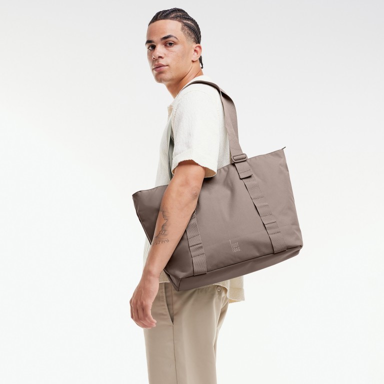 Shopper Tote Bag Monochrome Oyster, Farbe: taupe/khaki, Marke: Got Bag, EAN: 4262457050366, Abmessungen in cm: 33x50x15, Bild 5 von 9