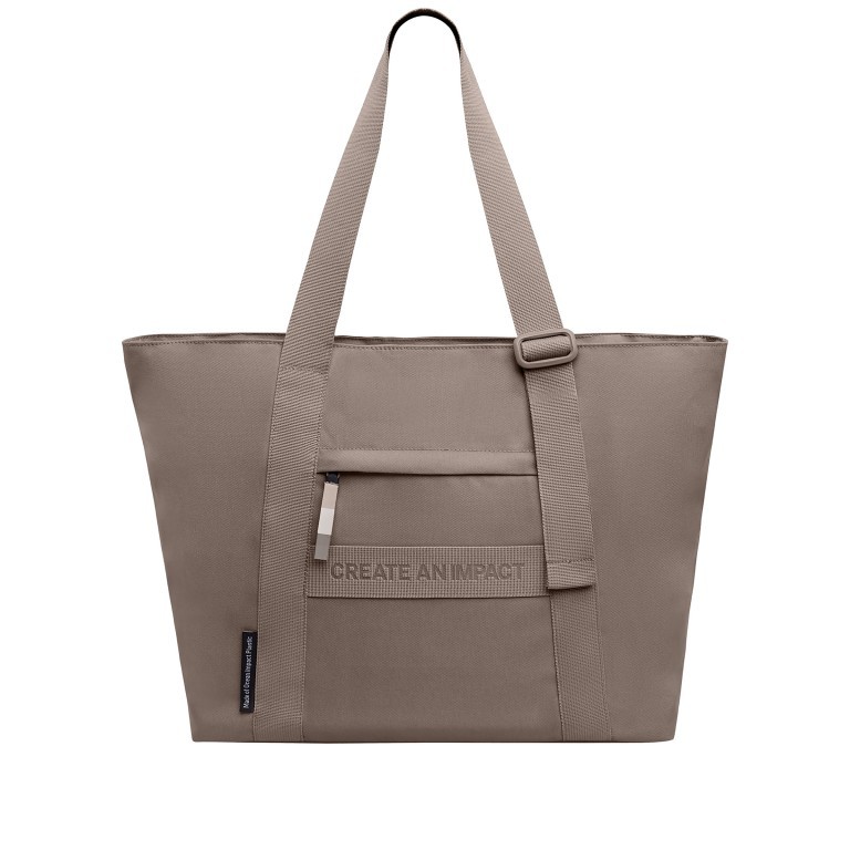 Shopper Tote Bag Monochrome Oyster, Farbe: taupe/khaki, Marke: Got Bag, EAN: 4262457050366, Abmessungen in cm: 33x50x15, Bild 3 von 9