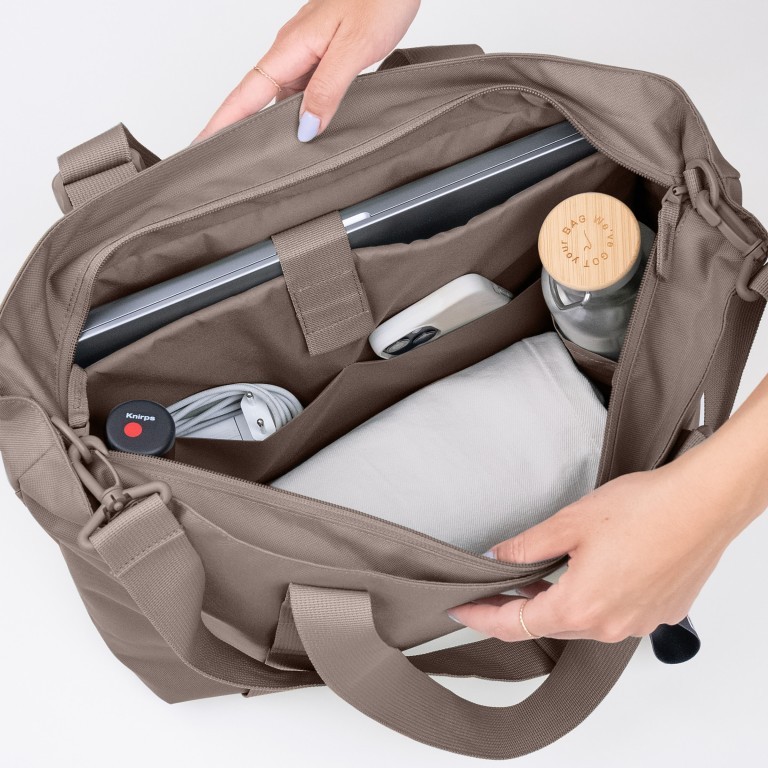 Shopper Tote Bag Monochrome Oyster, Farbe: taupe/khaki, Marke: Got Bag, EAN: 4262457050366, Abmessungen in cm: 33x50x15, Bild 6 von 9