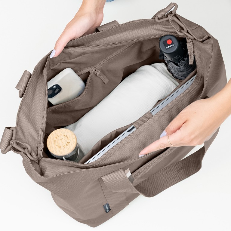 Shopper Tote Bag Monochrome Oyster, Farbe: taupe/khaki, Marke: Got Bag, EAN: 4262457050366, Abmessungen in cm: 33x50x15, Bild 7 von 9