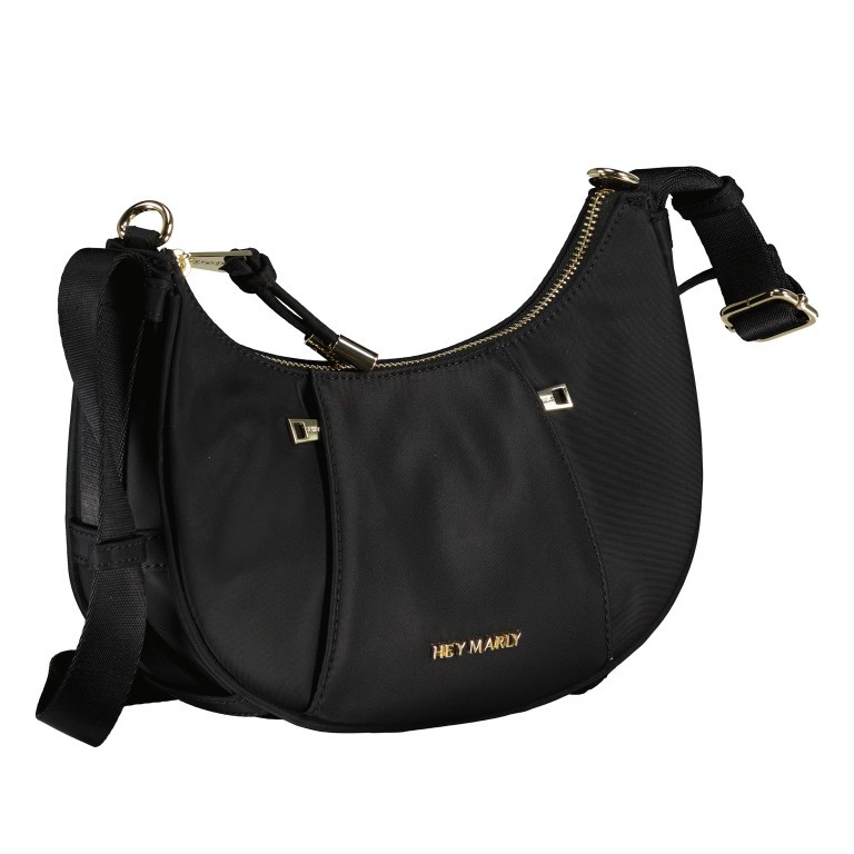 Beuteltasche Lifetime Sister S Black, Farbe: schwarz, Marke: Hey Marly, EAN: 4262391068656, Abmessungen in cm: 24x18x7, Bild 2 von 6