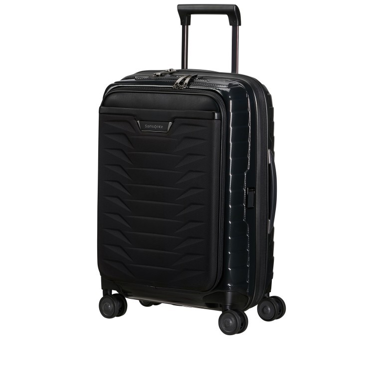 Koffer Proxis Expandable Easy Access 55 Black, Farbe: schwarz, Marke: Samsonite, EAN: 5400520295231, Abmessungen in cm: 40x55x23, Bild 2 von 20