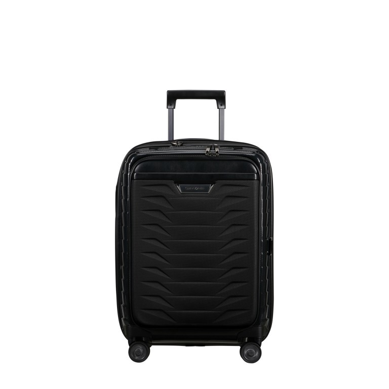 Koffer Proxis Expandable Easy Access 55 Black, Farbe: schwarz, Marke: Samsonite, EAN: 5400520295231, Abmessungen in cm: 40x55x23, Bild 1 von 20