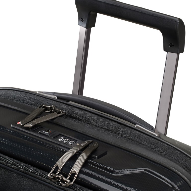 Koffer Proxis Expandable Easy Access 55 Black, Farbe: schwarz, Marke: Samsonite, EAN: 5400520295231, Abmessungen in cm: 40x55x23, Bild 18 von 20