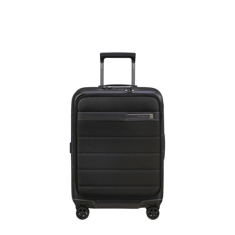 Koffer Neopod Spinner 55 Expandable mit Schnellzugriff Black, Farbe: schwarz, Marke: Samsonite, EAN: 5400520274342, Abmessungen in cm: 40x55x23, Bild 1 von 21