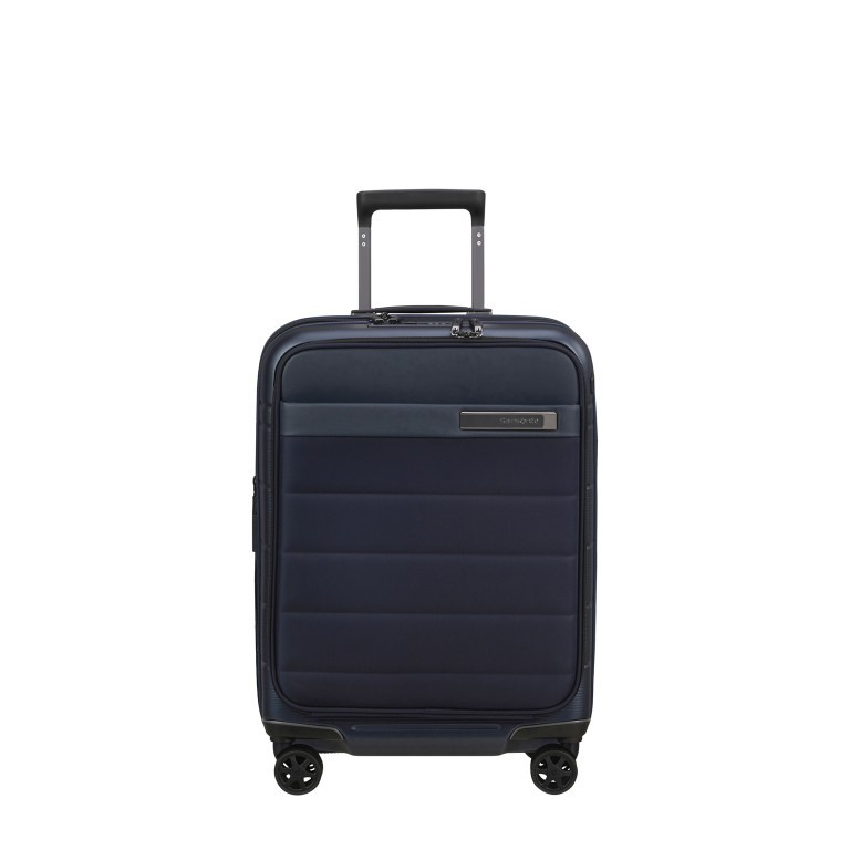 Koffer Neopod Spinner 55 Expandable mit Schnellzugriff Midnight Blue, Farbe: blau/petrol, Marke: Samsonite, EAN: 5400520274359, Abmessungen in cm: 40x55x23, Bild 1 von 21