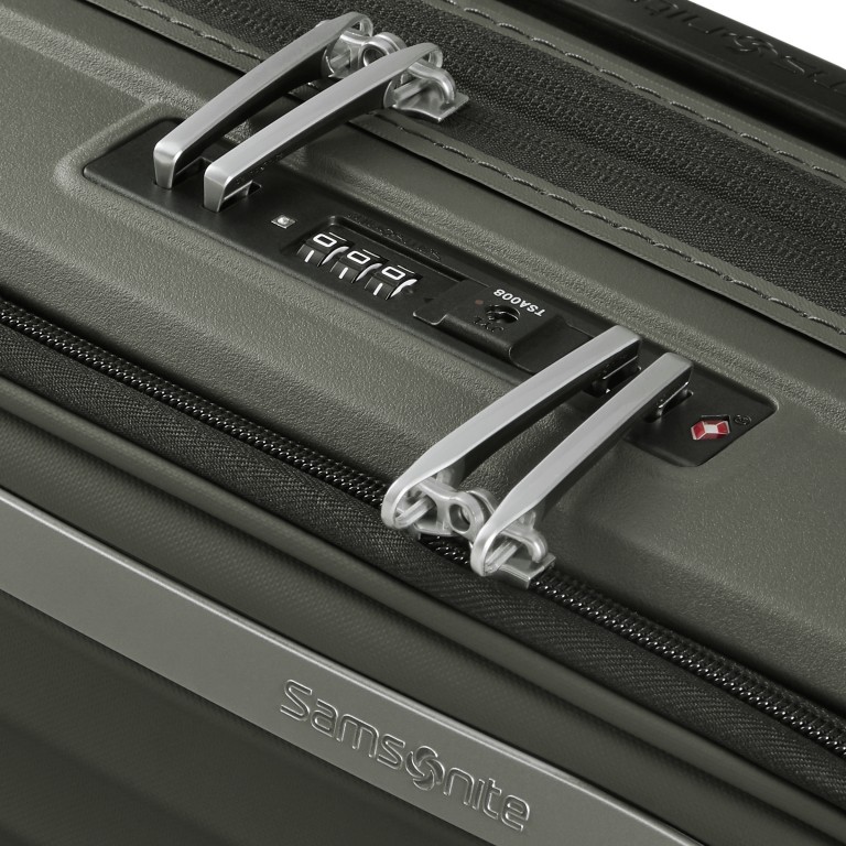 Handgepäck-Trolley Upscape Spinner 55 Easy Access Climbing Ivy, Farbe: grün/oliv, Marke: Samsonite, EAN: 5400520262813, Abmessungen in cm: 40x55x23, Bild 11 von 15