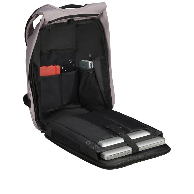 Rucksack Securipak 2.0 Backpack 14.1 Zoll Lilac, Farbe: rosa/pink, Marke: Samsonite, EAN: 5400520265616, Abmessungen in cm: 28x41.5x15, Bild 7 von 9