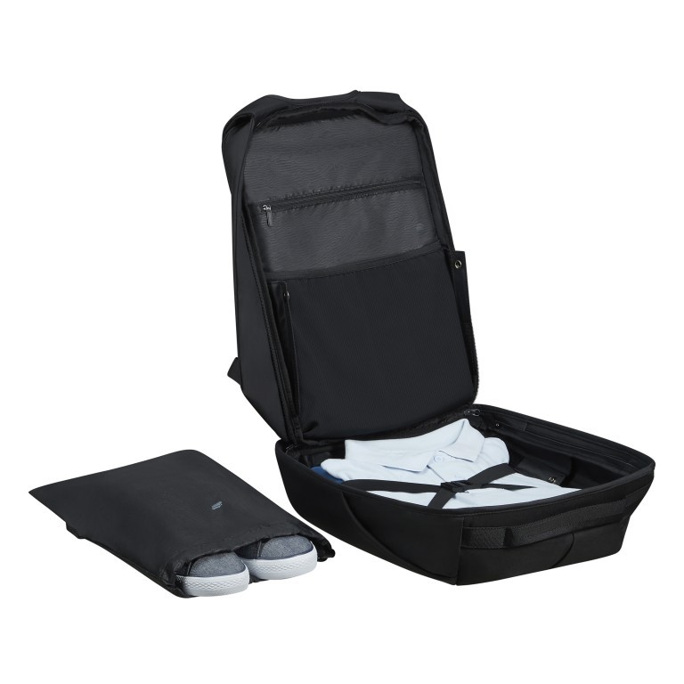 Rucksack Securipak 2.0 Backpack 17.3 Zoll Black, Farbe: schwarz, Marke: Samsonite, EAN: 5400520265722, Abmessungen in cm: 33x47.5x20, Bild 7 von 10