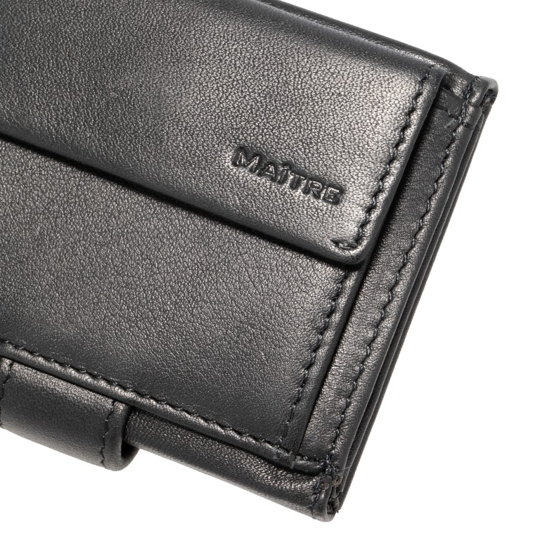 Geldbörse F3 Matt mit RFID-Schutz Schwarz, Farbe: schwarz, Marke: Maitre, EAN: 4048835213284, Abmessungen in cm: 9x7x2, Bild 7 von 7