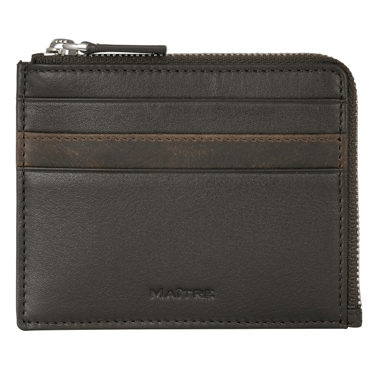 Karten-/Ausweisetui Bundenbach Konrad mit RFID-Schutz Dunkelbraun, Farbe: braun, Marke: Maitre, EAN: 4048835213246, Abmessungen in cm: 11x8.5x1, Bild 1 von 2