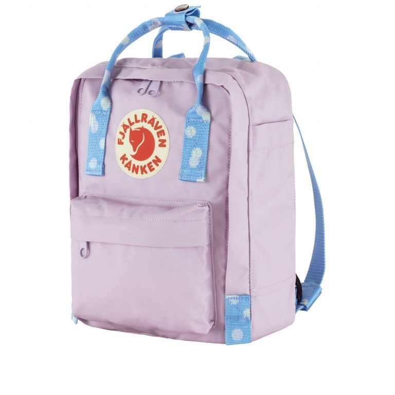 Rucksack Kånken Mini Pastel Lavender Confetti Pattern, Farbe: flieder/lila, Marke: Fjällräven, EAN: 7323451068416, Abmessungen in cm: 20x29x13, Bild 2 von 15