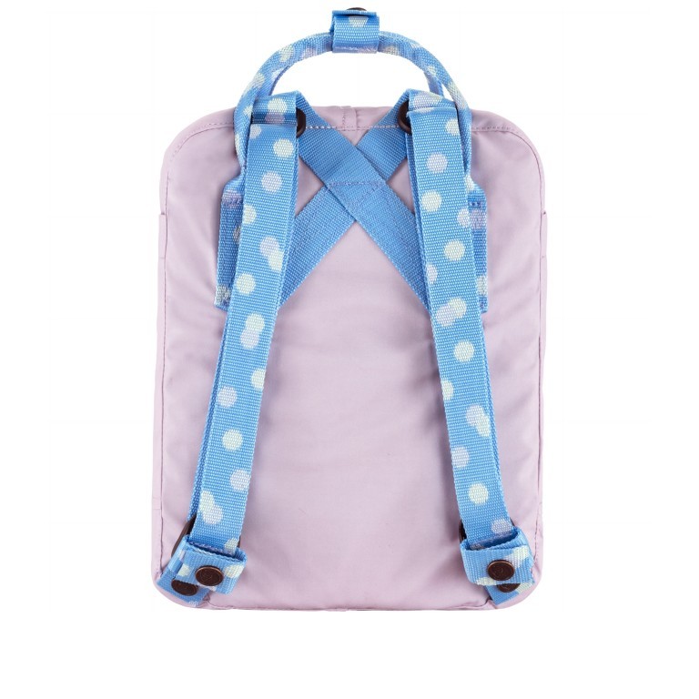 Rucksack Kånken Mini Pastel Lavender Confetti Pattern, Farbe: flieder/lila, Marke: Fjällräven, EAN: 7323451068416, Abmessungen in cm: 20x29x13, Bild 3 von 15
