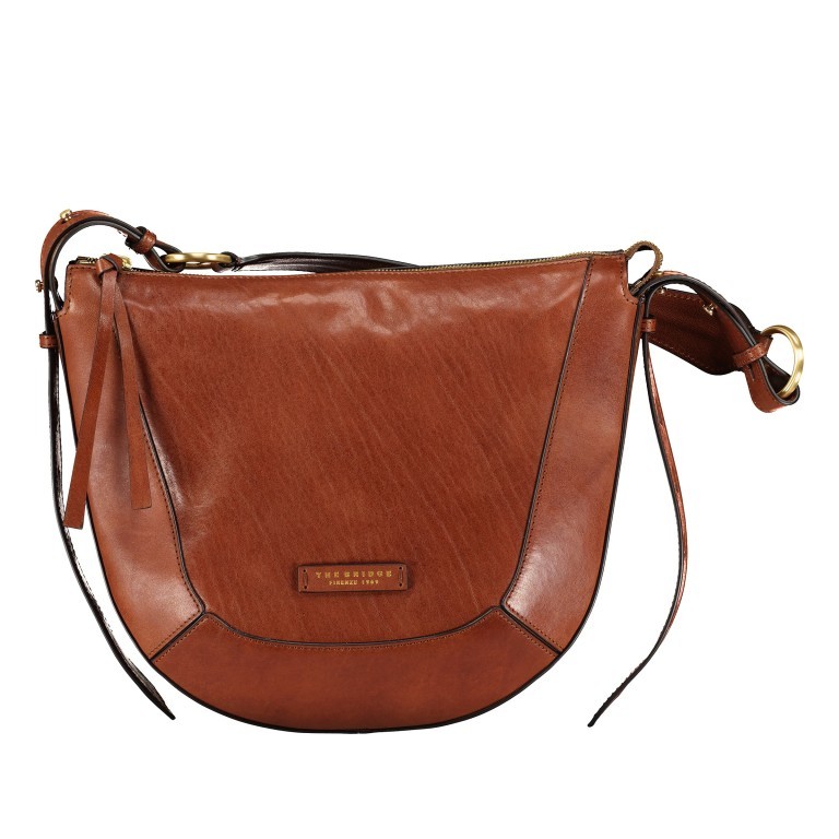 Beuteltasche Crossbody Marrone, Farbe: cognac, Marke: The Bridge, EAN: 8033748557866, Abmessungen in cm: 34x28x13, Bild 1 von 5