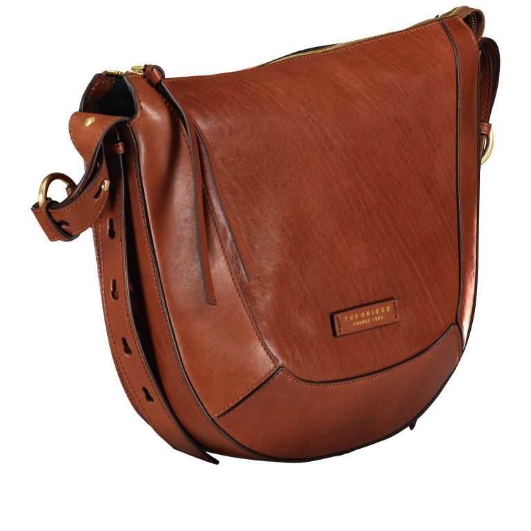 Beuteltasche Crossbody Marrone, Farbe: cognac, Marke: The Bridge, EAN: 8033748557866, Abmessungen in cm: 34x28x13, Bild 2 von 5