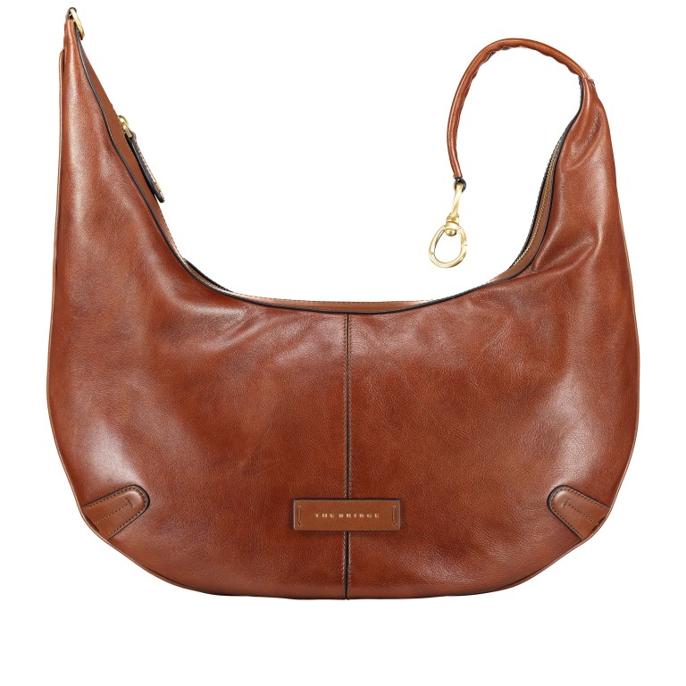 Beuteltasche Flavia Marrone, Farbe: cognac, Marke: The Bridge, EAN: 8033748551093, Abmessungen in cm: 50x41x14, Bild 7 von 7
