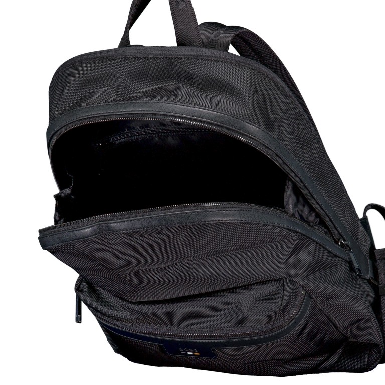 Rucksack Ray Backpack Black, Farbe: schwarz, Marke: BOSS, EAN: 4063544855976, Abmessungen in cm: 30x40x21, Bild 6 von 6