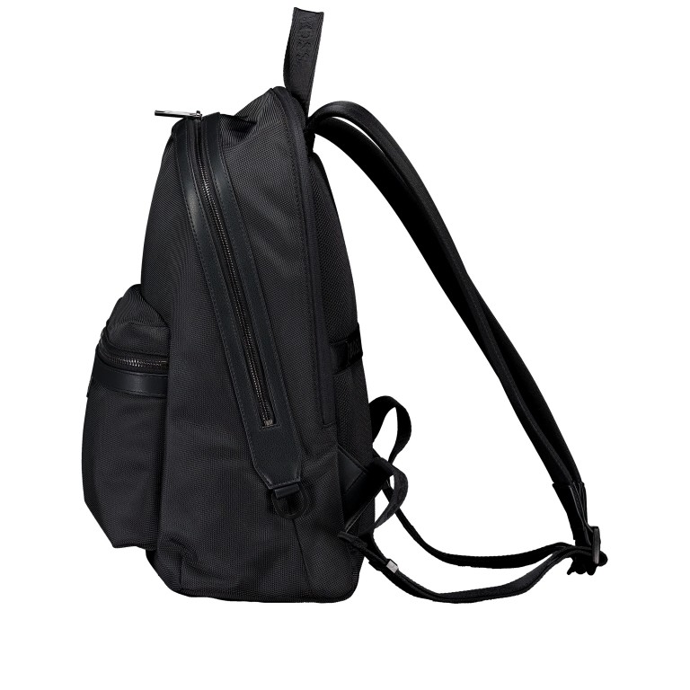 Rucksack Ray Backpack Black, Farbe: schwarz, Marke: BOSS, EAN: 4063544855976, Abmessungen in cm: 30x40x21, Bild 3 von 6