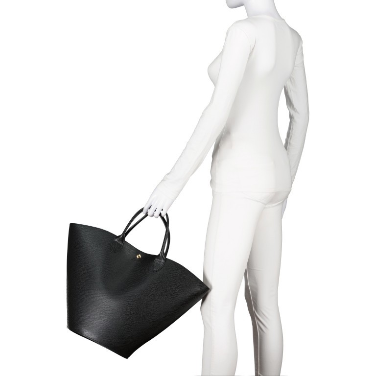 Shopper Epure XL Noir, Farbe: schwarz, Marke: Longchamp, EAN: 3597922683963, Abmessungen in cm: 48x40x16, Bild 4 von 5