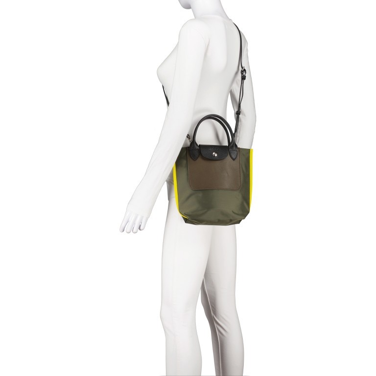 Tasche Cabas XS Khaki, Farbe: taupe/khaki, Marke: Longchamp, EAN: 3597922678358, Abmessungen in cm: 17x23.5x7.5, Bild 6 von 7