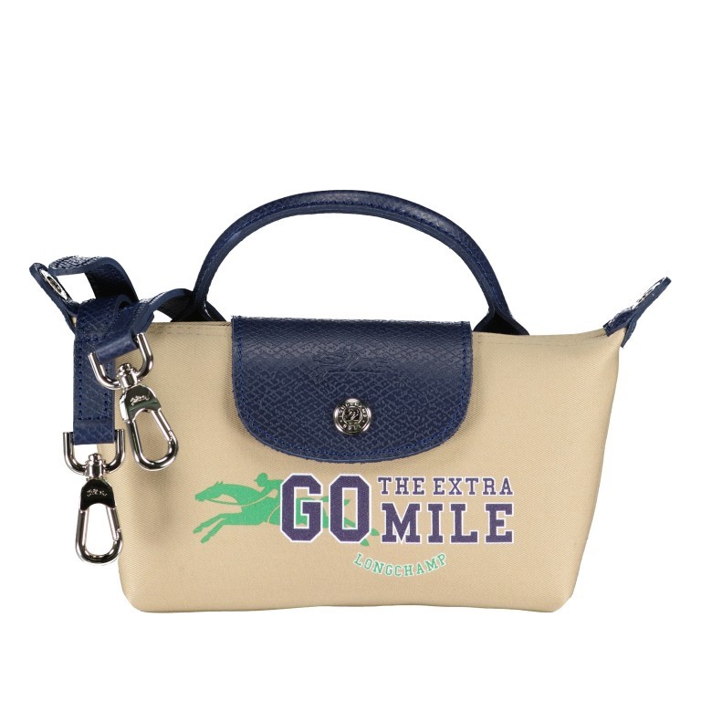 Umhängetasche Le Pliage Team Pochette XS Beige, Farbe: beige, Marke: Longchamp, EAN: 3597922715466, Abmessungen in cm: 17x11x5.5, Bild 1 von 7