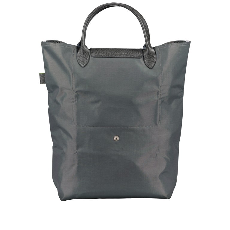 Einkaufstasche Le Pliage Green Totebag M Graphitgrau, Farbe: anthrazit, Marke: Longchamp, EAN: 3597922674336, Abmessungen in cm: 36.5x39.5x11.5, Bild 3 von 5