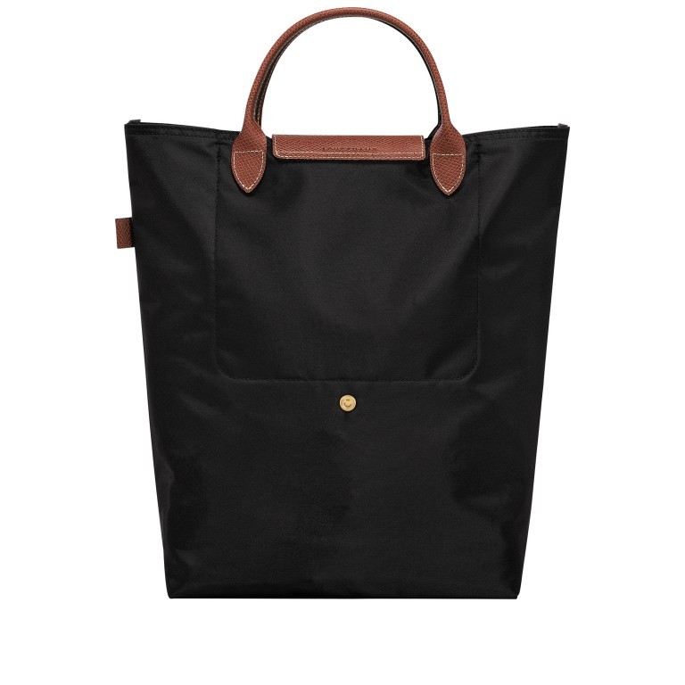 Einkaufstasche Le Pliage Totebag M Noir, Farbe: schwarz, Marke: Longchamp, EAN: 3597922506118, Abmessungen in cm: 38x39x11, Bild 3 von 6