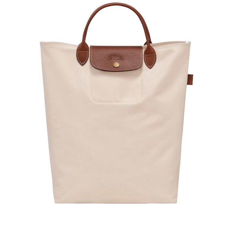 Einkaufstasche Le Pliage Totebag M Papier, Farbe: beige, Marke: Longchamp, EAN: 3597922506156, Abmessungen in cm: 38x39x11, Bild 1 von 6