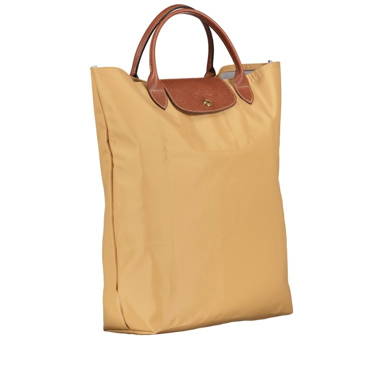 Einkaufstasche Le Pliage Totebag M Fawn, Farbe: cognac, Marke: Longchamp, EAN: 3597922673308, Abmessungen in cm: 38x39x11, Bild 2 von 4