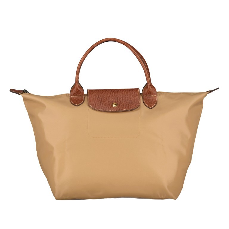 Handtasche Le Pliage Handtasche M Fawn, Farbe: cognac, Marke: Longchamp, EAN: 3597922504633, Abmessungen in cm: 30x28x20, Bild 1 von 5