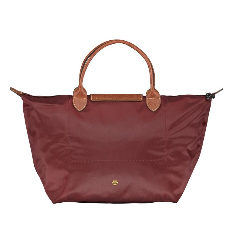 Handtasche Le Pliage Handtasche M Bordeaux, Farbe: rot/weinrot, Marke: Longchamp, EAN: 3597922504640, Abmessungen in cm: 30x28x20, Bild 3 von 5