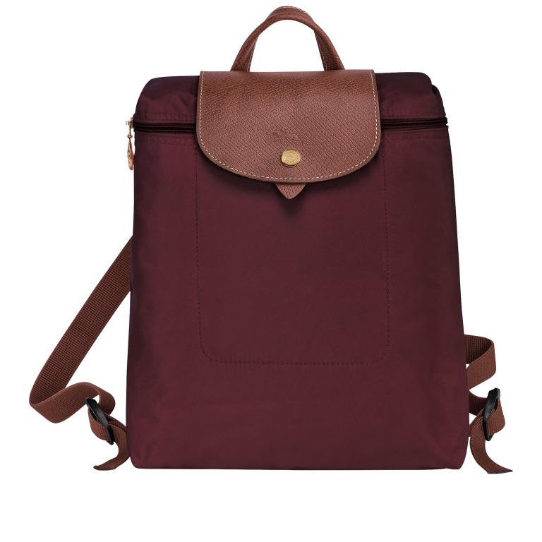 Rucksack Le Pliage Bordeaux, Farbe: rot/weinrot, Marke: Longchamp, EAN: 3597922505081, Abmessungen in cm: 26x28x10, Bild 1 von 5