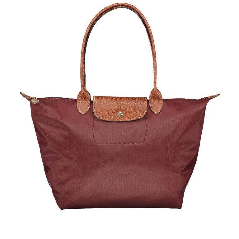 Shopper Le Pliage Shopper L Bordeaux, Farbe: rot/weinrot, Marke: Longchamp, EAN: 3597922505203, Abmessungen in cm: 31x30x19, Bild 1 von 4