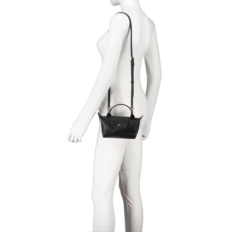 Umhängetasche Le Pliage Xtra XS 987-34205 Noir, Farbe: schwarz, Marke: Longchamp, EAN: 3597922503902, Abmessungen in cm: 17x11x5.5, Bild 5 von 7