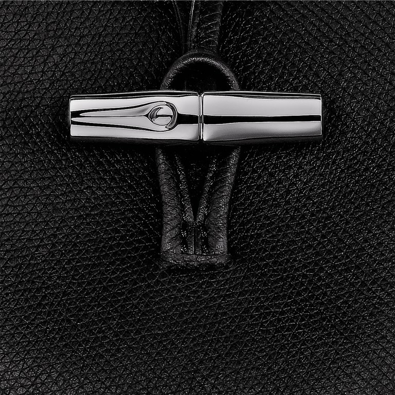 Umhängetasche Roseau Bucket Bag XS variabel in der Form Schwarz, Farbe: schwarz, Marke: Longchamp, EAN: 3597922722419, Abmessungen in cm: 13x20x10, Bild 9 von 9