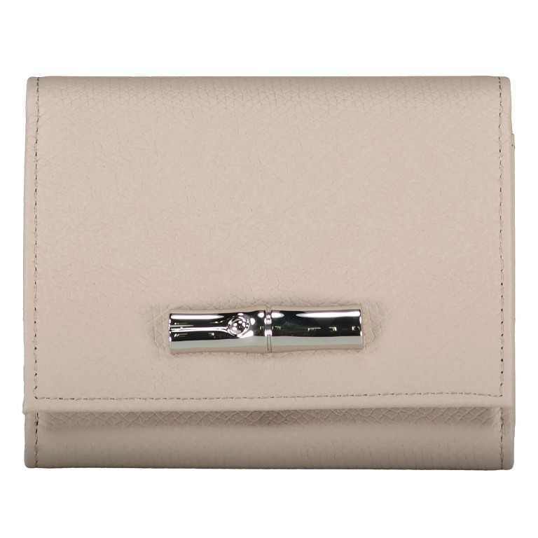 Geldbörse Roseau HFP-30021 Argile, Farbe: grau, Marke: Longchamp, EAN: 3597922721498, Abmessungen in cm: 12x9.5x2, Bild 1 von 3