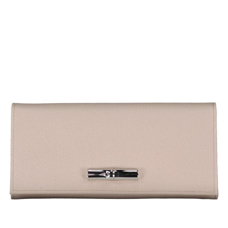 Geldbörse Roseau HFP-L3044 Argile, Farbe: grau, Marke: Longchamp, EAN: 3597922721627, Abmessungen in cm: 19.5x9x3, Bild 1 von 3