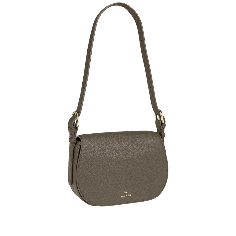 Satteltasche Ivy Coal Brown, Farbe: braun, Marke: AIGNER, EAN: 4055539545313, Abmessungen in cm: 25x17x7, Bild 2 von 5