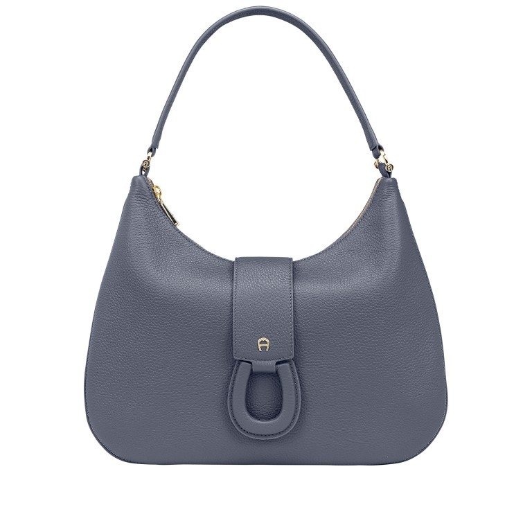 Beuteltasche Selena S Washed Blue, Farbe: blau/petrol, Marke: AIGNER, EAN: 4055539547669, Abmessungen in cm: 35.5x29x2.5, Bild 1 von 5