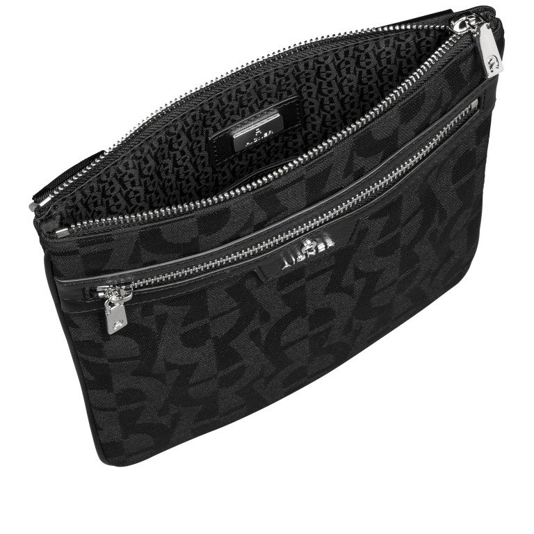 Umhängetasche Alessandro S Black, Farbe: schwarz, Marke: AIGNER, EAN: 4055539548567, Abmessungen in cm: 23x25x2, Bild 5 von 5