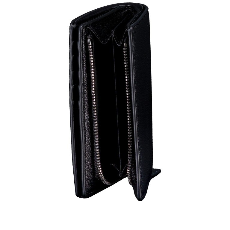Geldbörse Bel Multi Wallet Black, Farbe: schwarz, Marke: HUGO, EAN: 4063544854207, Abmessungen in cm: 14.2x9.5x2.5, Bild 5 von 5
